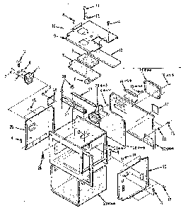 Cavity Parts-a Diagram and Parts List for 5648688410  Kenmore Microwave