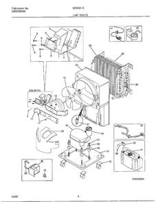 Unit Parts Diagram and Parts List for 9330201  Frigidaire Dehumidifier