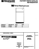 TOP MOUNT REFRIGERATOR Diagram and Parts List for PRT154MCD4  Frigidaire Refrigerator