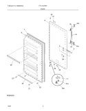 Part Location Diagram of 297264108 Frigidaire PANEL-OUTSIDE DOOR