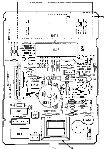 Power And Control Circuit Board Diagram and Parts List for 5648888611  Kenmore Microwave