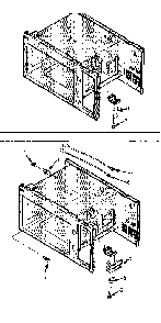 Oven Thermostat And Magnetron Thermostat Diagram and Parts List for 5648728610  Kenmore Microwave
