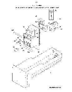 Container Diagram and Parts List for 2537034241H  Kenmore Refrigerator
