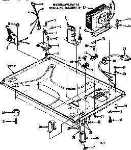 Part Location Diagram of 11253 Maytag .85uf kit