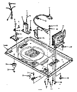 Part Location Diagram of 12976 Maytag Plate