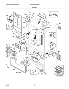 Part Location Diagram of 5304530716 Frigidaire LIGHT ASSEMBLY