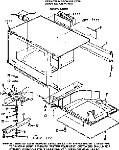 Part Location Diagram of 11421 Maytag Stirrer fan