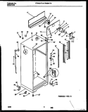 CABINET PARTS Diagram and Parts List for FPGS21TIAL0  Frigidaire Refrigerator