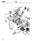 BODY Diagram and Parts List for FEB789CCTF  Frigidaire Wall Oven