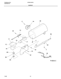BURNER Diagram and Parts List for WGR242AS4  Westinghouse Dryer