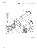 MOTOR Diagram and Parts List for GSG746RFS1  Gibson Dryer