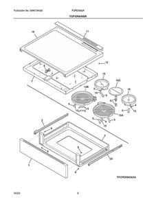 Part Location Diagram of 5304526302 Frigidaire PANEL
