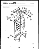 CABINET PARTS Diagram and Parts List for GTN140WGF1  Uni Refrigerator