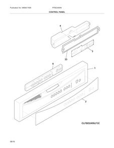 Part Location Diagram of 5304506715 Frigidaire OVERLAY