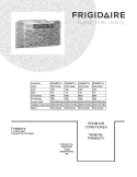 COVER Diagram and Parts List for FRA08EZT110  Frigidaire Air Conditioner