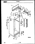 CABINET PARTS Diagram and Parts List for WRT17NRAW0  Frigidaire Refrigerator