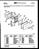 Part Location Diagram of 3016339 Frigidaire LINER-DOOR