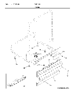 Frame Diagram and Parts List for FGID2468UF1A  Frigidaire Dishwasher
