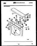 CONSOLE AND CONTROL PARTS Diagram and Parts List for DE27S6WVFA  Gibson Dryer