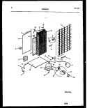 SYSTEM AND AUTOMATIC DEFROST PARTS Diagram and Parts List for FSK190JN1D  Kelvinator Refrigerator
