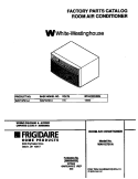 COVER Diagram and Parts List for WAV157S1A4  Frigidaire Air Conditioner