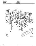 Part Location Diagram of 316024483 Frigidaire PANEL-CONTROL