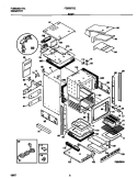 BODY Diagram and Parts List for FGB557CEBB  Frigidaire Wall Oven
