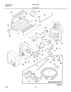 Part Location Diagram of 5303210334 Frigidaire PLATE-I.D.