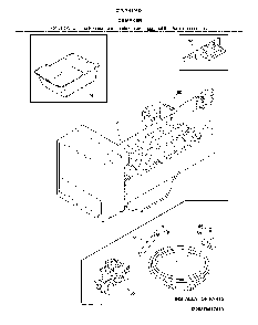 Ice maker Diagram and Parts List for 25370417412  Kenmore Refrigerator