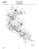 CONTAINER / DRIVE Diagram and Parts List for FRS26WRCD1  Frigidaire Refrigerator
