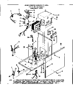 Microwave Parts Diagram and Parts List for 5648548310  Kenmore Microwave
