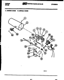 BURNER, IGNITER AND VALVE Diagram and Parts List for 49-2828-00-01  Tappan Dryer