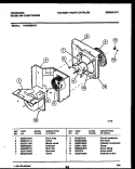 AIR HANDLING PARTS Diagram and Parts List for FAC053S7A2  Frigidaire Air Conditioner