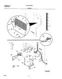 SYSTEM Diagram and Parts List for FFU14FC6CW1  Frigidaire Freezer