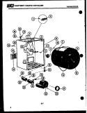 CONTROL PANEL Diagram and Parts List for 56-1207-10-01  Tappan Microwave
