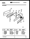 Part Location Diagram of 5303210613 Frigidaire PANEL, CONTROL