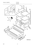 SHELVES Diagram and Parts List for FGHF2369MP0  Frigidaire Refrigerator