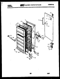DOOR PARTS Diagram and Parts List for FV16F5WSFD  Gibson Freezer