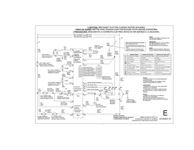 Wiring Diagram Diagram and Parts List for EWMED7CJIW4  Electrolux Dryer