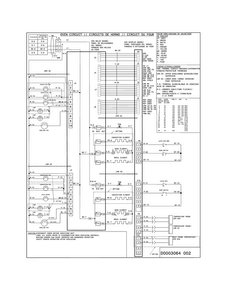 Wiring Diagram Diagram and Parts List for FGET2765PBD  Frigidaire Wall Oven