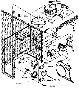 Switches And Microwave Parts Diagram and Parts List for 5648888611  Kenmore Microwave