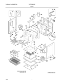 BODY Diagram and Parts List for CCRE3880LSC  Crosley Range