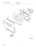DOOR Diagram and Parts List for CCRE312GWWB  Crosley Range