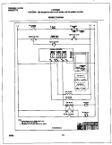 WIRING DIAGRAM Diagram and Parts List for FEF353BFDE  Frigidaire Range