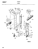 CABINET Diagram and Parts List for FRS20PRCW0  Frigidaire Refrigerator
