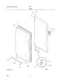 DOOR Diagram and Parts List for FMR11  Electrolux Freezer