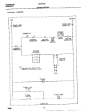 WIRING DIAGRAM Diagram and Parts List for MGF345BEWA  Frigidaire Range