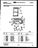 WINDOW MOUNTING PARTS Diagram and Parts List for AR14MS8F7  Frigidaire Air Conditioner