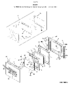 Doors Diagram and Parts List for 79049602317  Kenmore Microwave