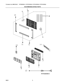 Part Location Diagram of 5304532644 Frigidaire GRILL